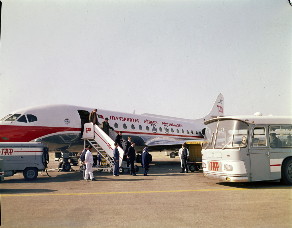 самолёт Caravelle SE 210 авиакомпании TAP, 60-е годы. коллекция Фонда Гульбенкяна, Estúdio Horácio Novais
